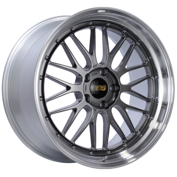 BBS LM 20x10 5x120 ET33 Diamond Black Center Diamond Cut Lip Wheel -82mm PFS Clip Required Cheap - Image 2