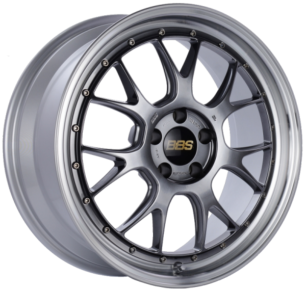 BBS LM-R 19x8.5 5x112 ET38 Diamond Black Center Diamond Cut Lip Wheel -82mm PFS Clip Required Sale