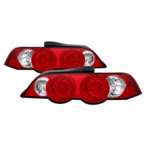 Spyder Acura RSX 02-04 LED Tail Lights Red Clear ALT-YD-ARSX02-LED-RC For Cheap - Image 3