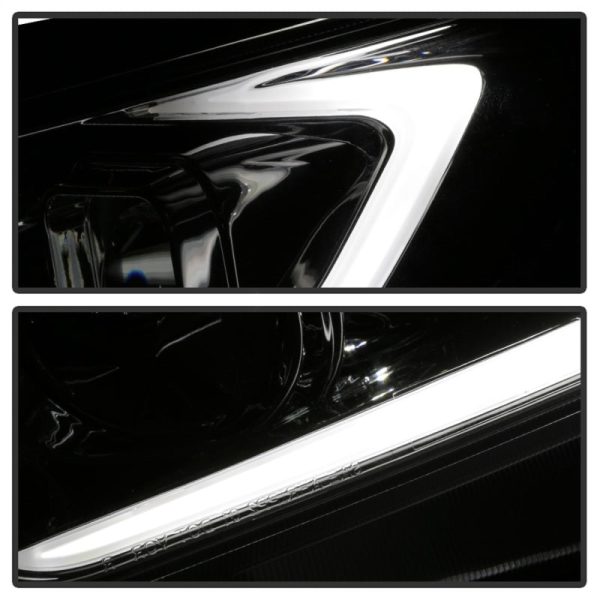 xTune 09-14 Acura TSX Projector Headlights - Light Bar DRL - Chrome (PRO-JH-ATSX09-LB-C) Hot on Sale - Image 2