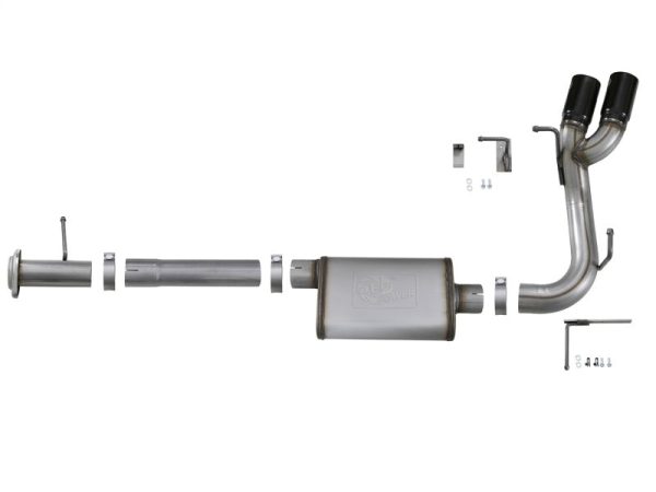 aFe MACH Force-Xp 3in 409 SS Cat-Back Exhaust w  Black Tips 17-18 GM Colorado Canyon V6-3.6L Cheap - Image 4