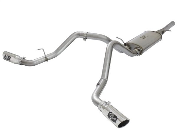 aFe MACH Force-Xp 3in CB SS Dual Exhaust w Polished Tips 09-16 GM Silverado Sierra 4.3L 4.8L 5.3L Sale