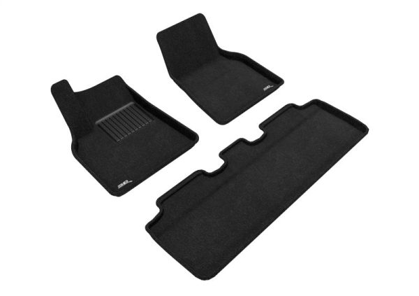 3D MAXpider L1TL02704709 FITS 3D Maxpider 21-22 Tesla Model Y Elegant 1st 2nd Row - Floor Mat Set (Black) Online - Image 2