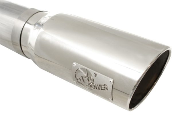 aFe MACHForce XP Exhaust 5in DPF-Back SS 11-13 GM Diesel Trucks V8-6.6L (td) (LML) (Pol Tip) Supply - Image 3