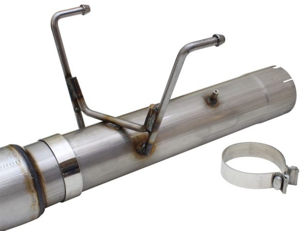 aFe MACHForce XP Exhaust Large Bore 5in DPF-Back SS 13-15 Dodge Trucks L6-6.7L (td) *Polish Tip Online Hot Sale - Image 4