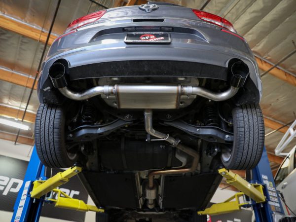 aFe Takeda Series 2.5in 409 SS Axle-Back Exhaust 18-20 Hyundai Elantra GT L4-1.6L(t) w  Black Tips Discount - Image 2