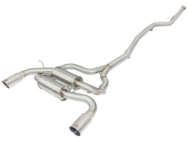 aFe MACHForce XP SS-304 Polish Tip 2.5in Dia Cat Back Exhaust 12-14 BMW 335i (F30) 3.0L (t) Online Sale