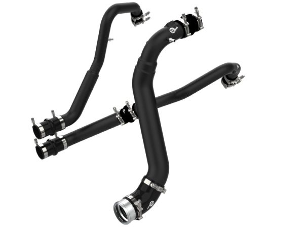 aFe Bladerunner Intercoolers I C Tubes Hot Cold 2021+ Ford F-150 V6-2.7L (tt) - Black Online Hot Sale
