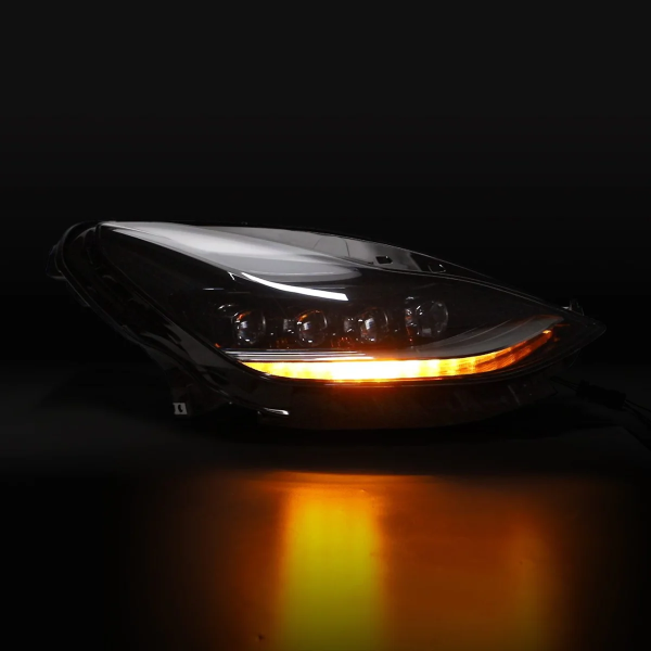 AlphaRex NOVA-Series LED Projector Headlights Black For 17-23 Tesla Model 3   20-24 Model Y Online Hot Sale - Image 4