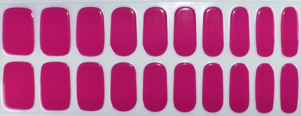 Razz Berry Gel Nail Wraps (NG237) Discount - Image 2