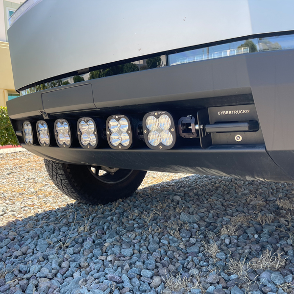 TESLA Cybertruck 24+ 38  Front Bumper Light Bar mounting Brackets Online - Image 4
