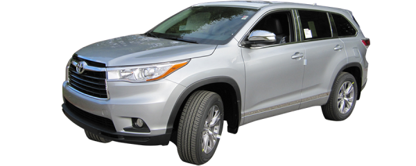 QAA Chrome License Plate Bezels For 2014-2019 Toyota Highlander - 4-door SUV For Sale - Image 2