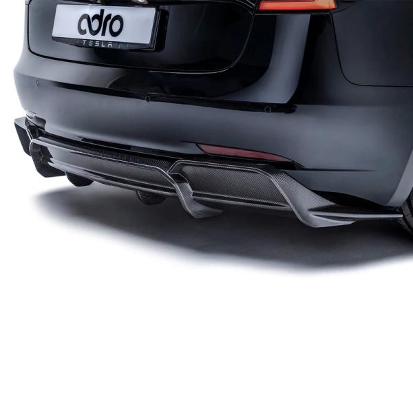 ADRO Carbon Fiber Rear Diffuser V2 for Tesla Model 3 Online now - Image 4
