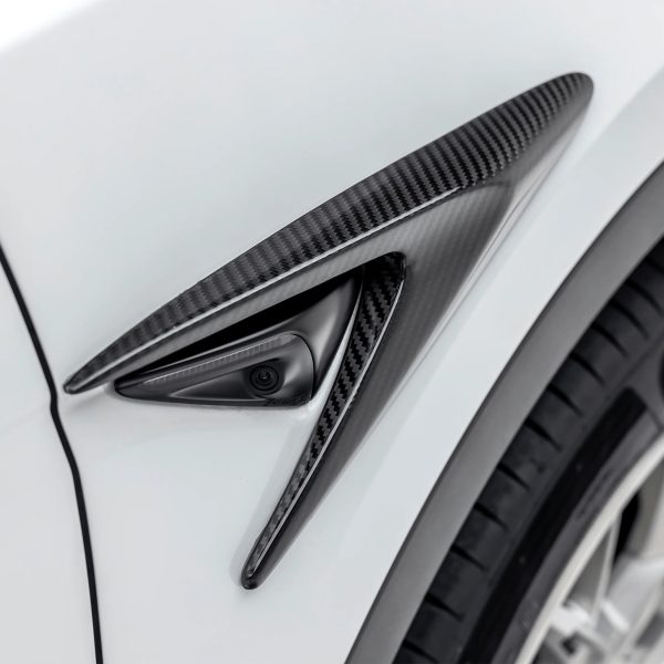 Vorsteiner Aero Add-On Fender Vents Carbon Fiber PP 2x2 Glossy for Tesla Model Y Supply - Image 2