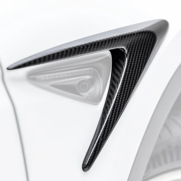Vorsteiner Aero Add-On Fender Vents Carbon Fiber PP 2x2 Glossy for Tesla Model Y Supply - Image 4
