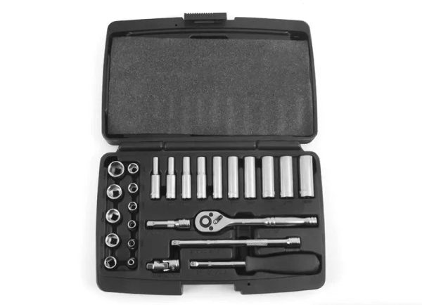 Schwaben 26 Pc 1 4  Dr. Metric Socket Set for EV Owners For Cheap