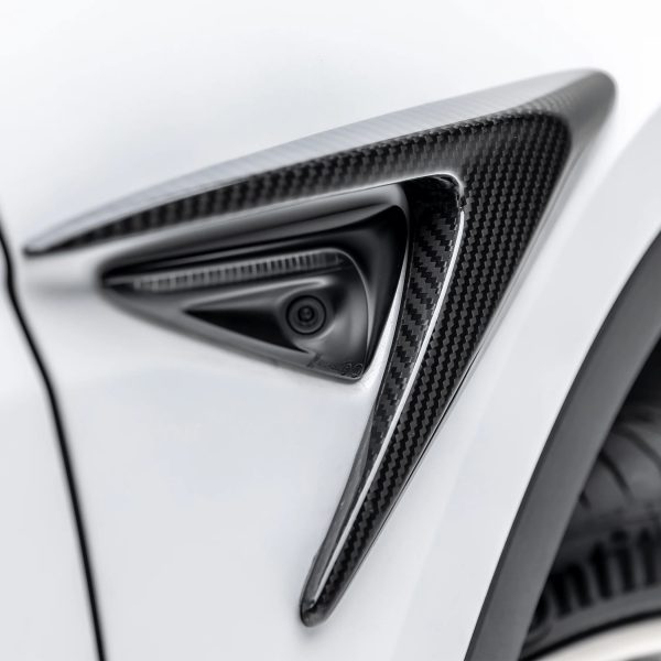 Vorsteiner Aero Add-On Fender Vents Carbon Fiber PP 2x2 Glossy for Tesla Model Y Supply - Image 5