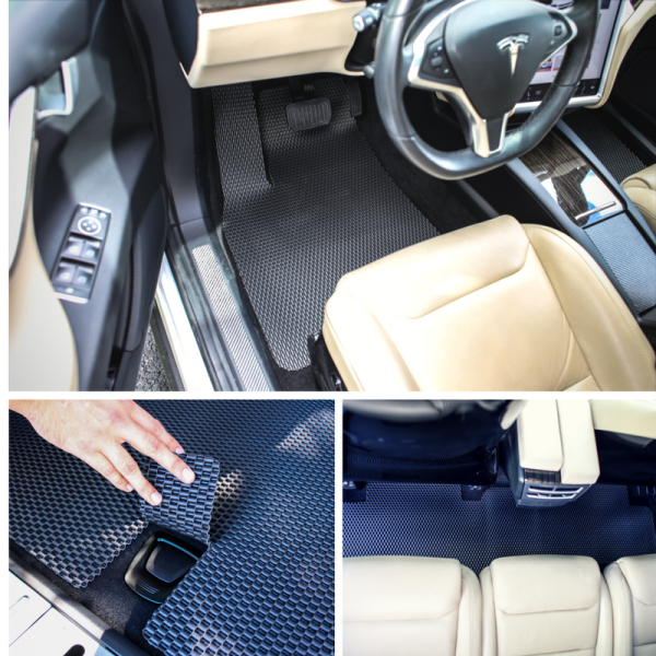 EVANNEX All-Weather Floor Mats for Tesla Model X (5 Seater) Sale - Image 4