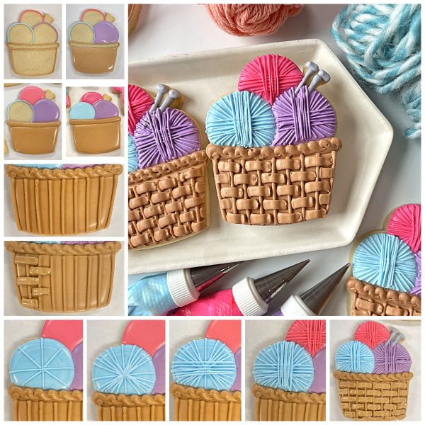 Knitter s Yarn Basket Cookie Cutter Cheap - Image 2