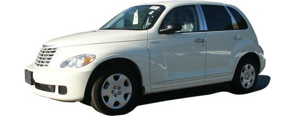 QAA Chrome License Plate Bezels For 2001-2010 Chrysler PT Cruiser - 4-door Hatchback Online - Image 2