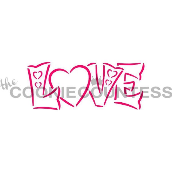 L-O-V-E PYO Stencil Online
