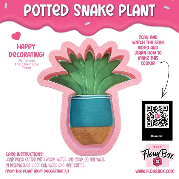 Potted Snake Plant Cookie Cutter Supply - Image 2