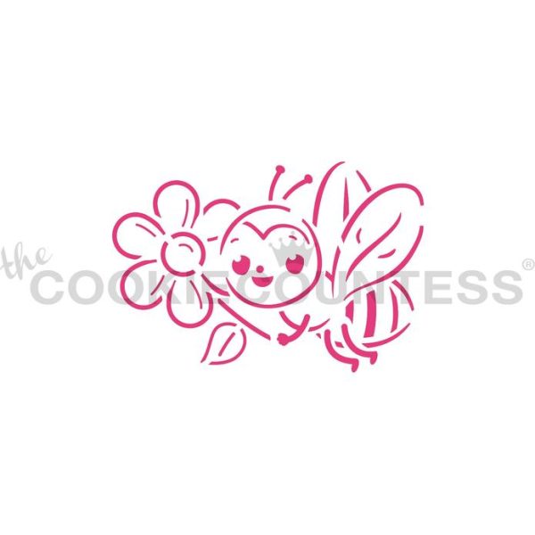 Bee PYO Stencil Discount