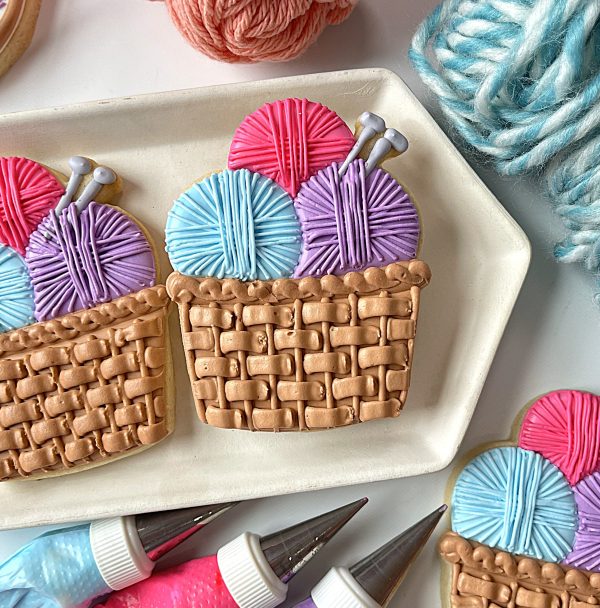 Knitter s Yarn Basket Cookie Cutter Cheap