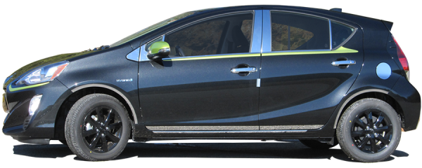 QAA Chrome Gas Door Trim For 2012-2019 Toyota Prius C - 4-door Hatchback Online - Image 3