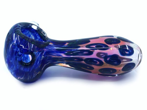 Blue Frit Glass Pipe Sale - Image 2