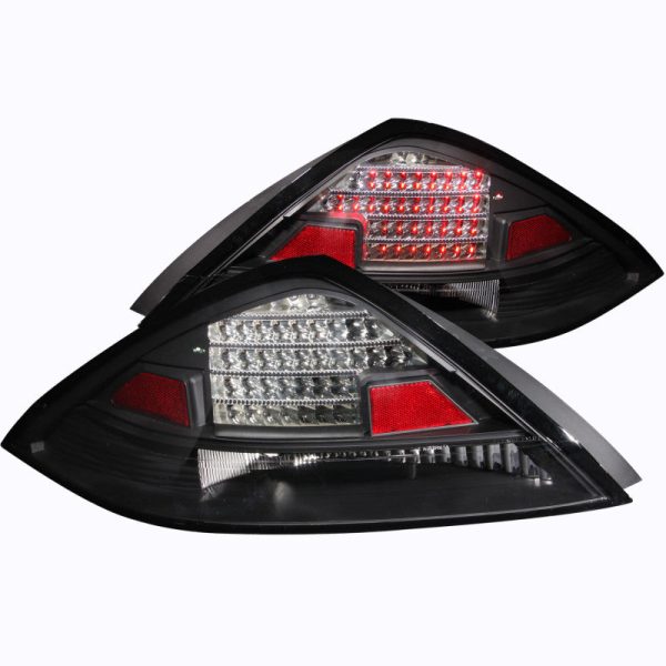 ANZO 2003-2005 Honda Accord LED Taillights Black Online Sale