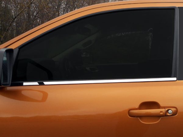 QAA Chrome Window Trim For 2019-2023 Ford Ranger - 4-door Pickup Truck Super Cab Sale