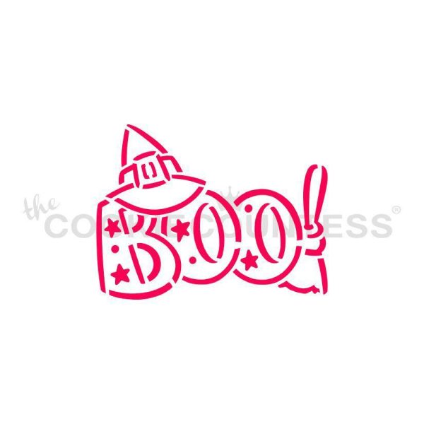 BOO PYO Stencil Drawn with Character Supply