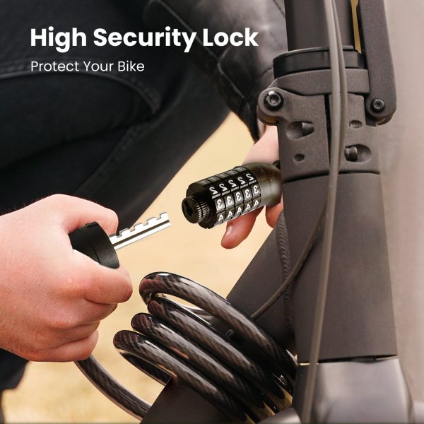 S3 High Security 5-Digit Resettable Combination Bicycle Lock For Cheap - Image 5