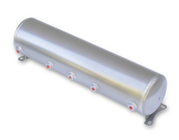 Ridetech Air Tank 5 Gallon Aluminum w  5- 1 4in Ports and 1-1 8in Port Hot on Sale