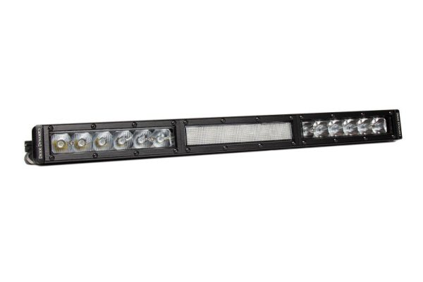 Diode Dynamics 18 In LED Light Bar Single Row Straight Clear Combo Each Stage Series Fashion