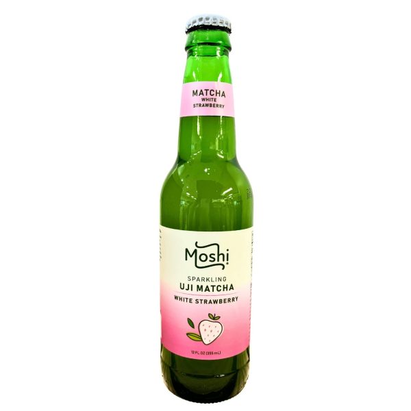 MOSHI MATCHA WHITE STRAWBERRY SPARKLING 12FLOZ 355ML Cheap