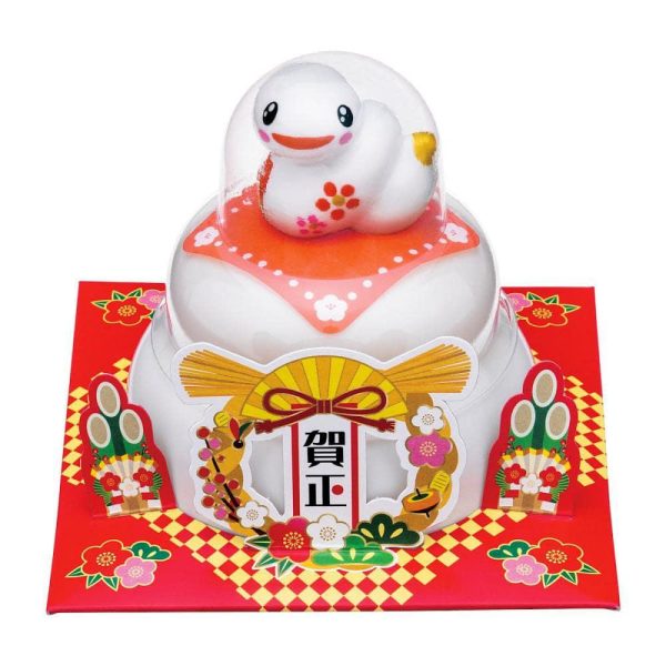 KAGAMIMOCHI FUKU ETO RICE CAKE 1PC (CAN T CHOOSE THE COLOR) For Cheap