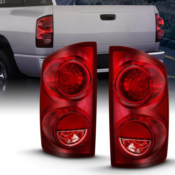 ANZO 311309 FITS 2007-2009 Dodge Ram 1500 Tail Light Red Lens (OE) on Sale