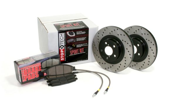 Sport Axle Pack Drilled Rotor, Front Hot on Sale