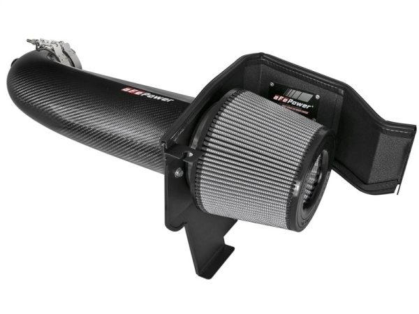 aFe POWER Magnum FORCE Carbon Fiber Stage 2 Track Series Pro Dry S CAIS - 11-18 Dodge Challenger V8 on Sale