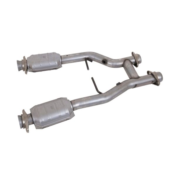 BBK 1538 FITS 96-04 Mustang 4.6 GT   Cobra Short Mid H Pipe w Catalytic Converters 2-1 2 For Long Tube Headers Fashion